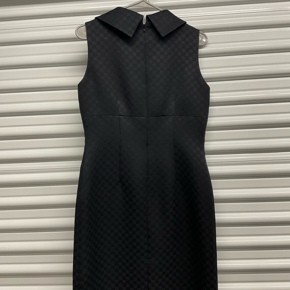Tahari Black Textured Midi Dress - Picture 5 of 5